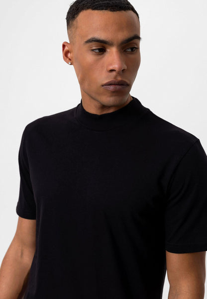 Men's Black Slim Fit Basic T-Shirt