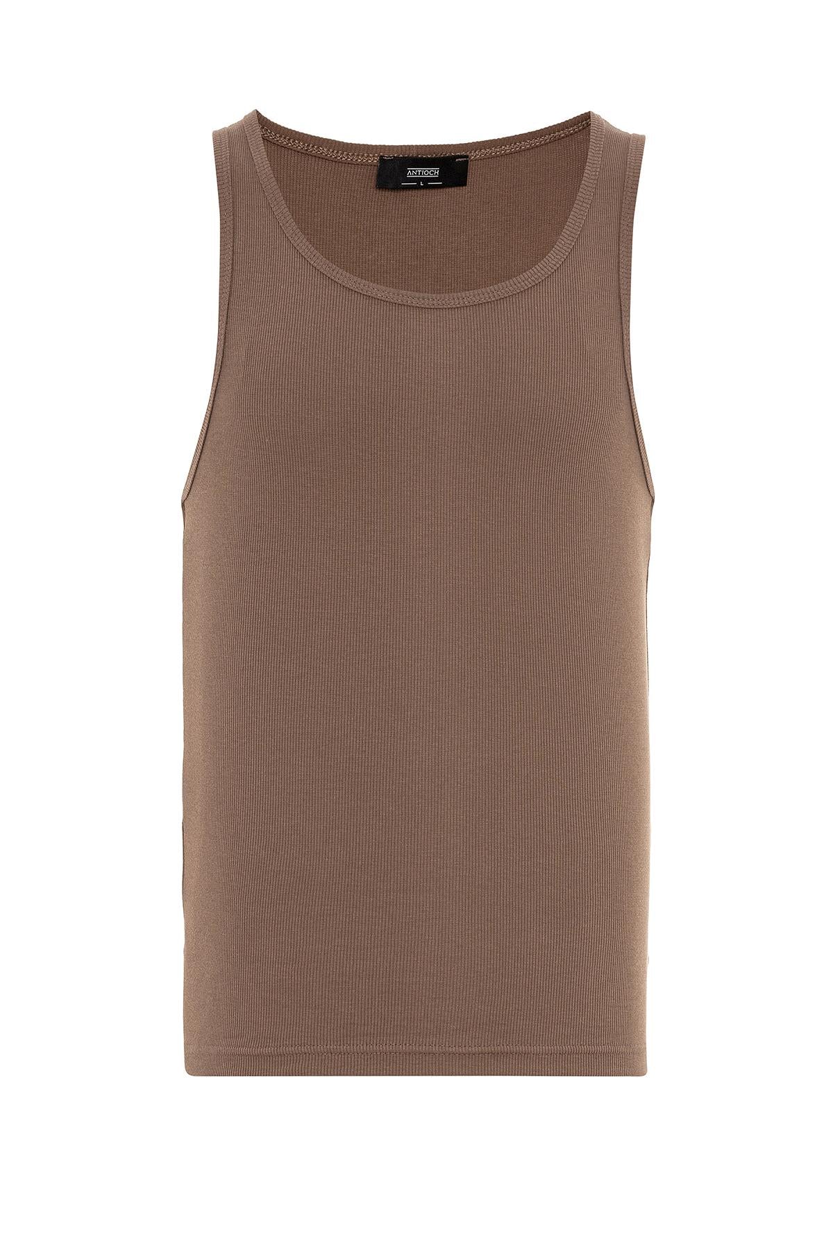 Men's Brown Slim Fit Male Athlete