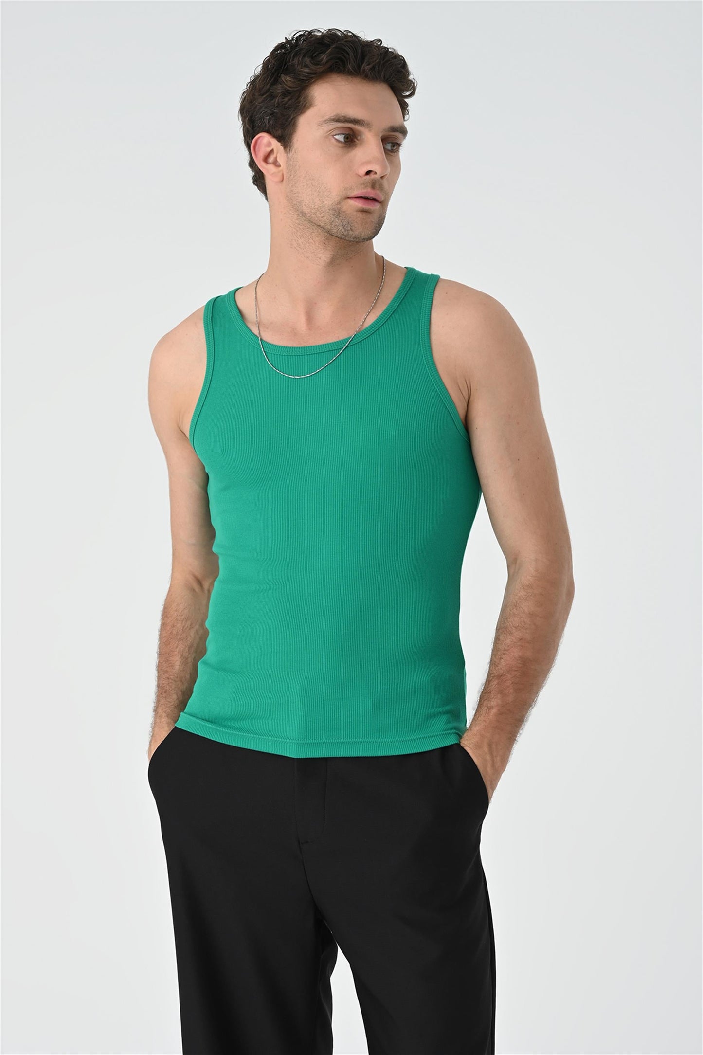 Men's Duck Green Slim Fit Male Athlete