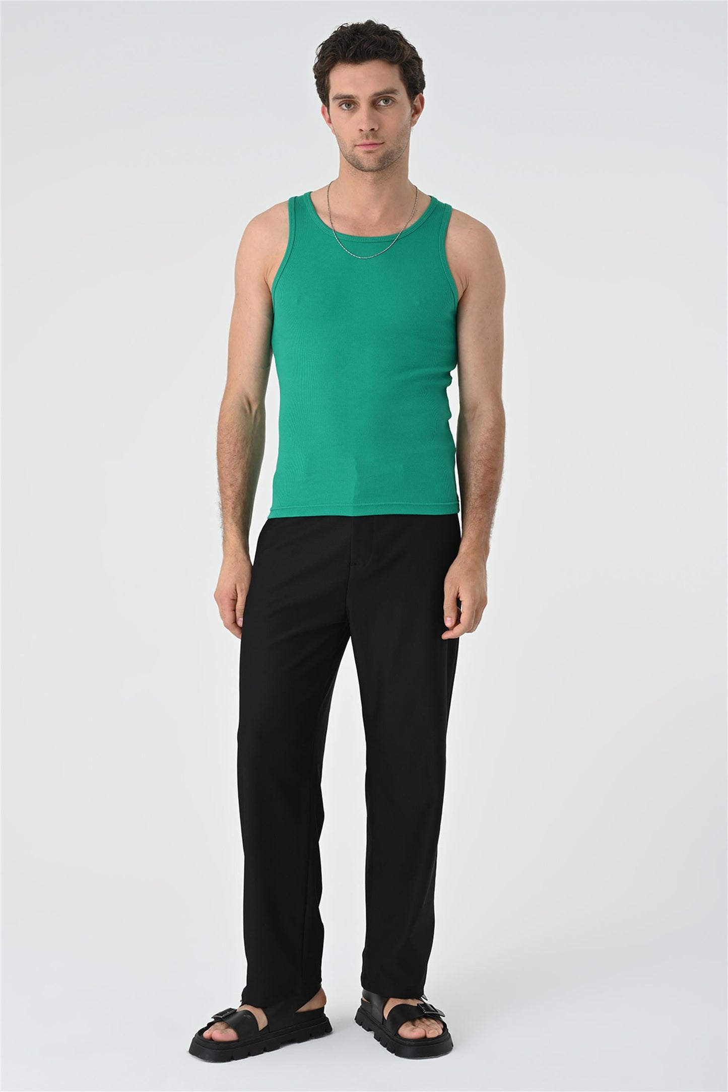 Men's Duck Green Slim Fit Male Athlete