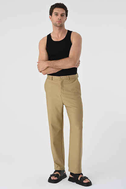 Men's Black Slim Fit Male Athlete