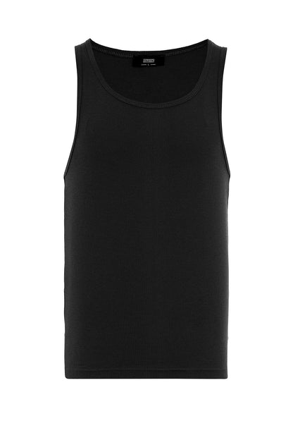 Men's Black Slim Fit Male Athlete