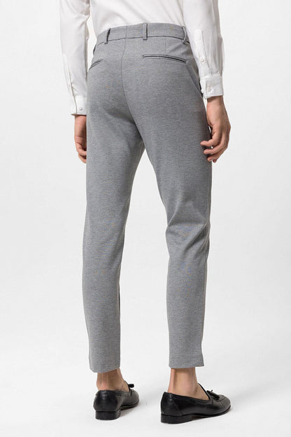 Men's Grey Slim Fit Pants