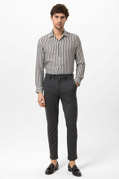 Men's Anthracite Slim Fit Pants