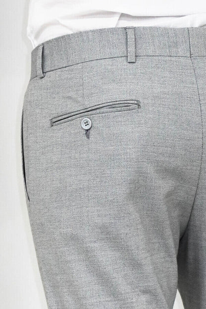 KOALA SYDNEY Slim Fit Patterned Grey Men Pants
