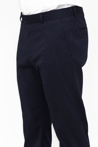 KOALA SYDNEY Slim Fit Plain Navy Blue Men Pants