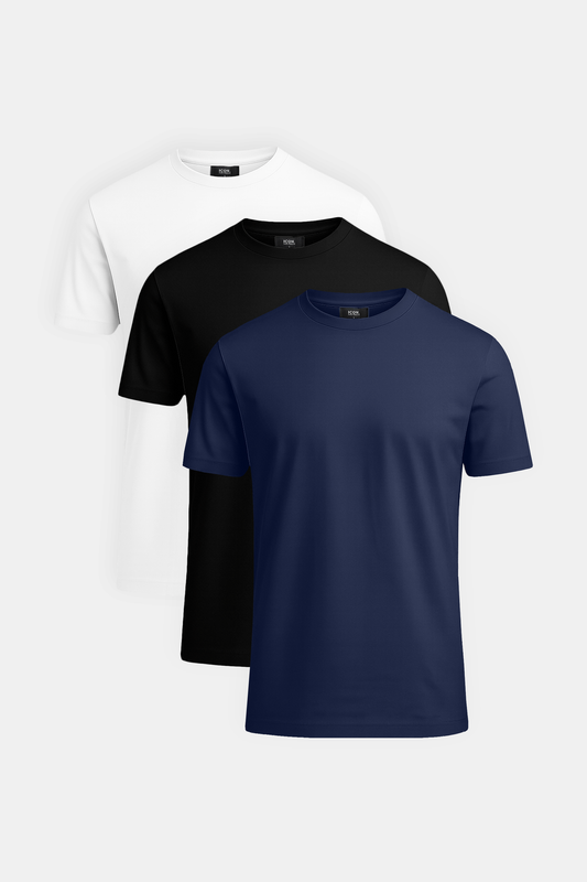LUXE CLASSIC T-SHIRT SET - 3-PACK