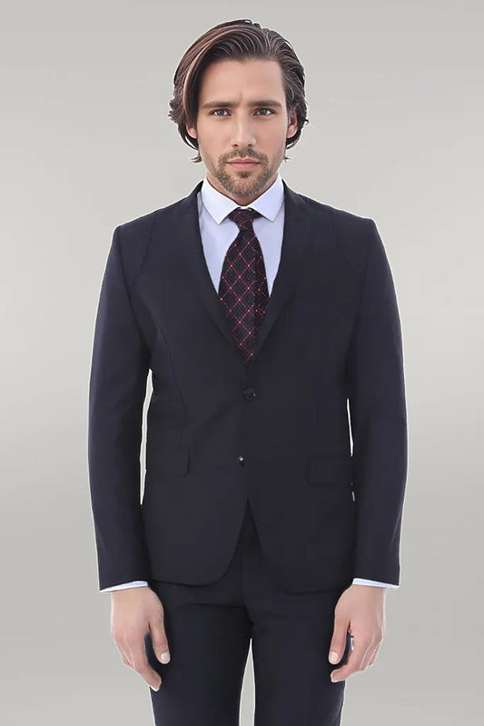 KOALA SYDNEY  Two Piece Slim Fit Black Men Suit -