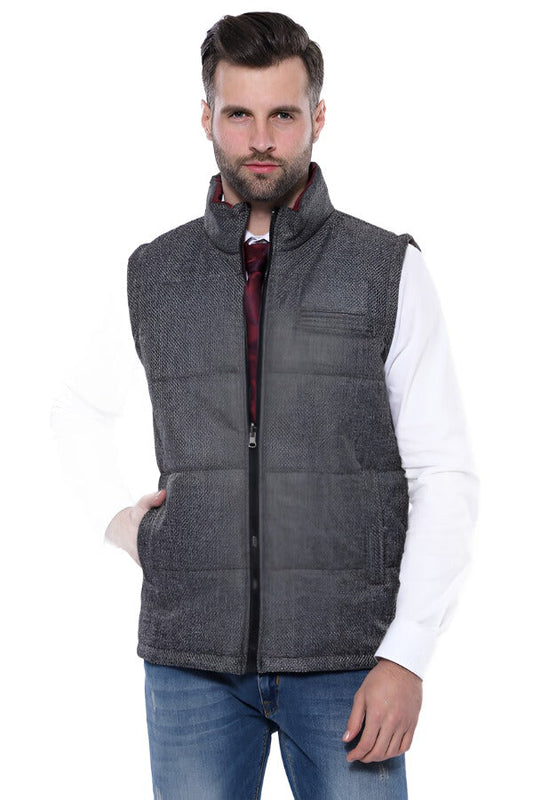 Two-Sided Black Waistcoat - Wessi
