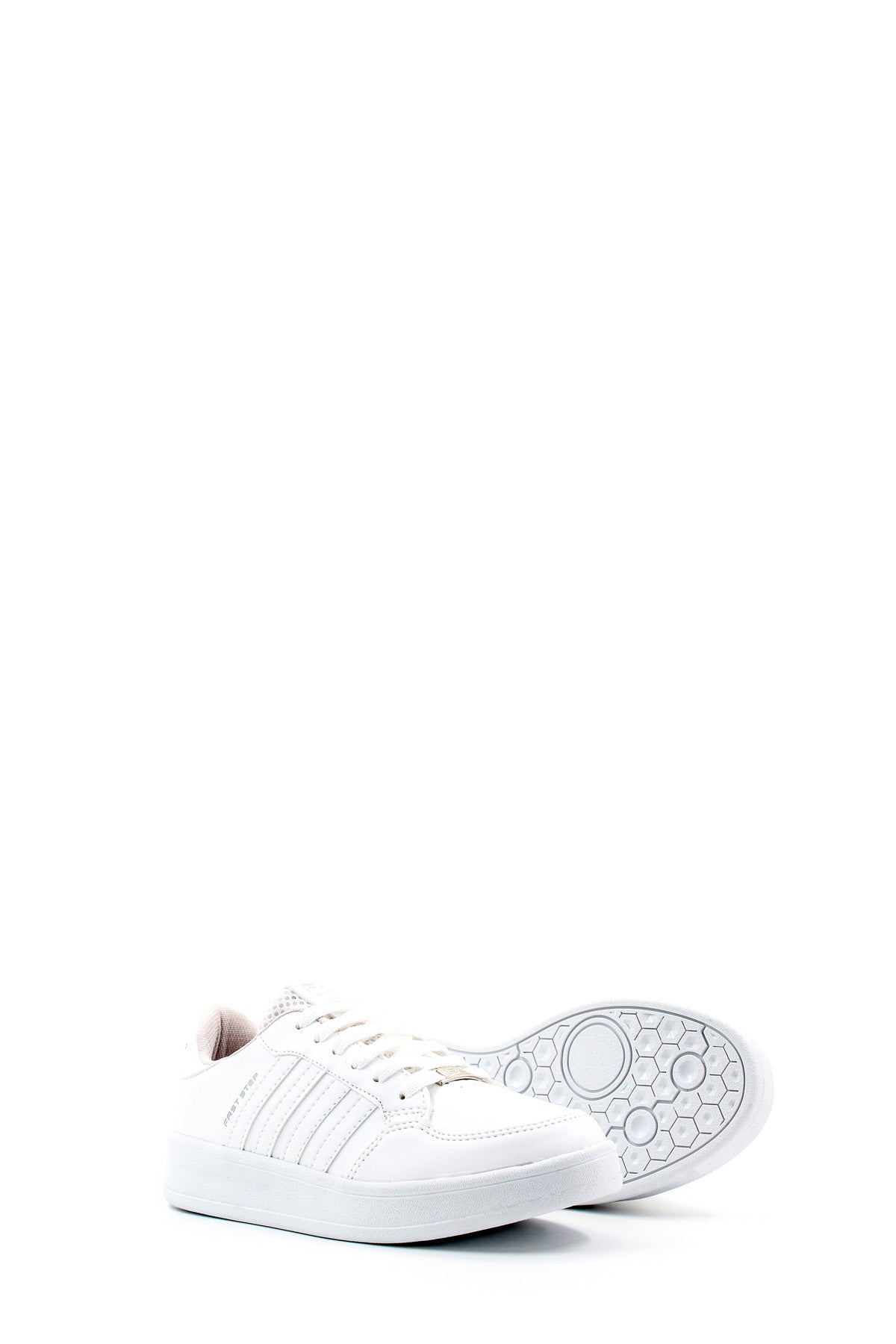 KOALA SYDNEY Men's All-White Leather Low-Top Sneakers with Minimalist Design
