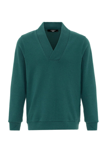 KOALA SYDNEY  Men's Green V-Neck Sweater -