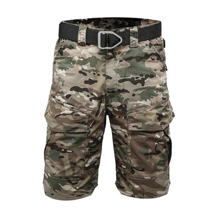 Men's Loose Cargo Shorts with Multiple Pockets