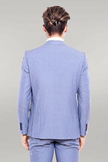 KOALA SYDNEY  Vested Blue Men's Suit |