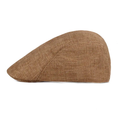 Men’s Cotton Linen Beret Hat
