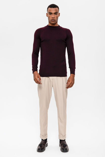 KOALA SYDNEY Men's Damson Half Turtleneckneck Knitwear