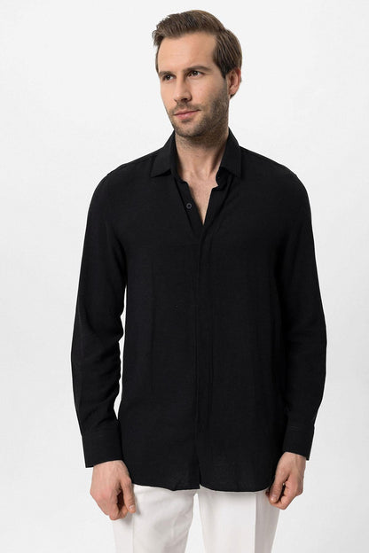 Men's Ecru Slim Fit Pants