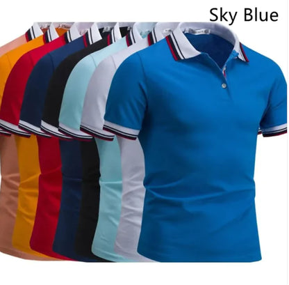 Men's Fashion Casual Lapel Polo Shirt